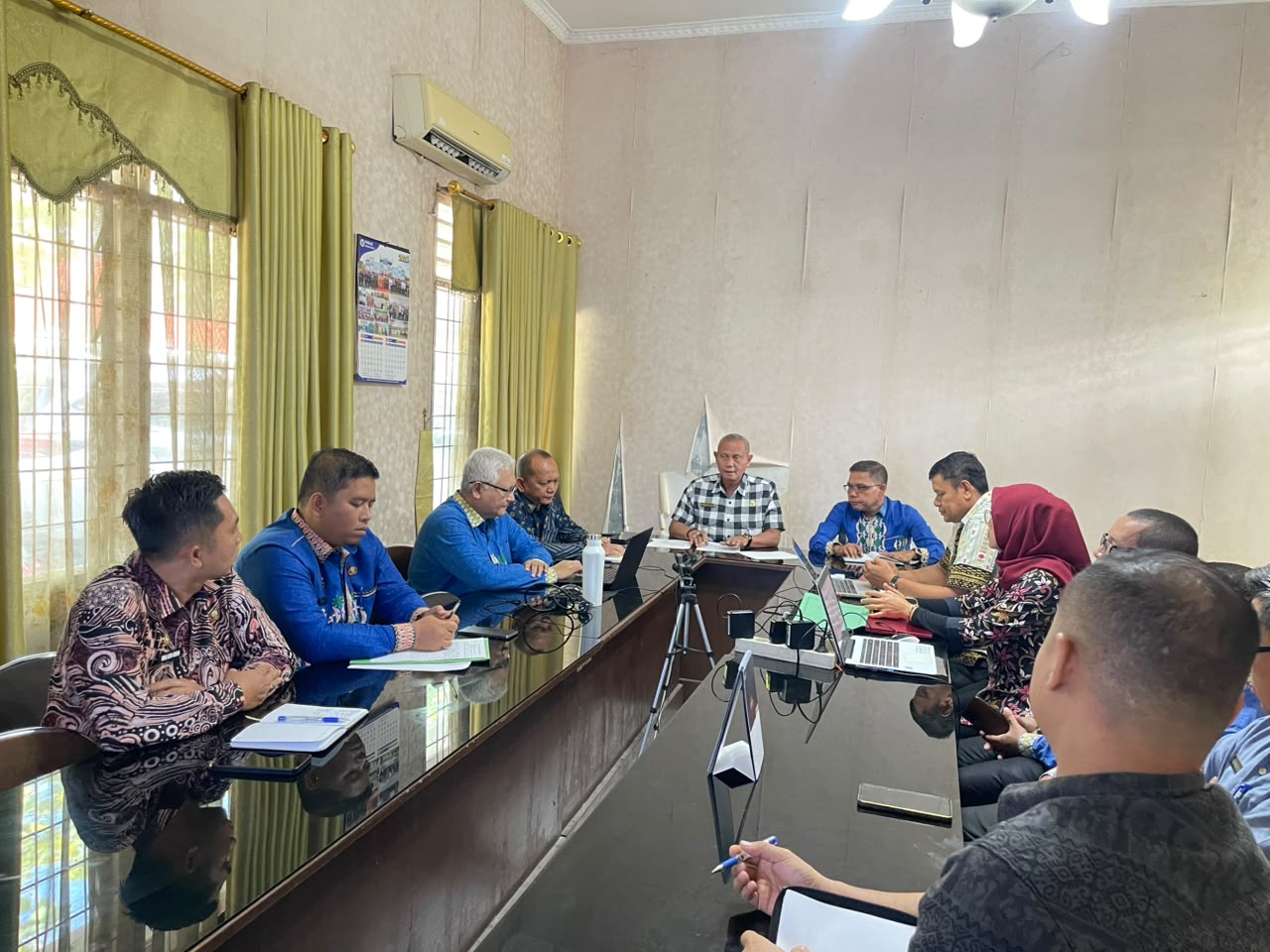 Rapat Persiapan Pengusulan Proposal Program Kampung Kreatif Sumut Berkah Kabupaten Labuhanbatu