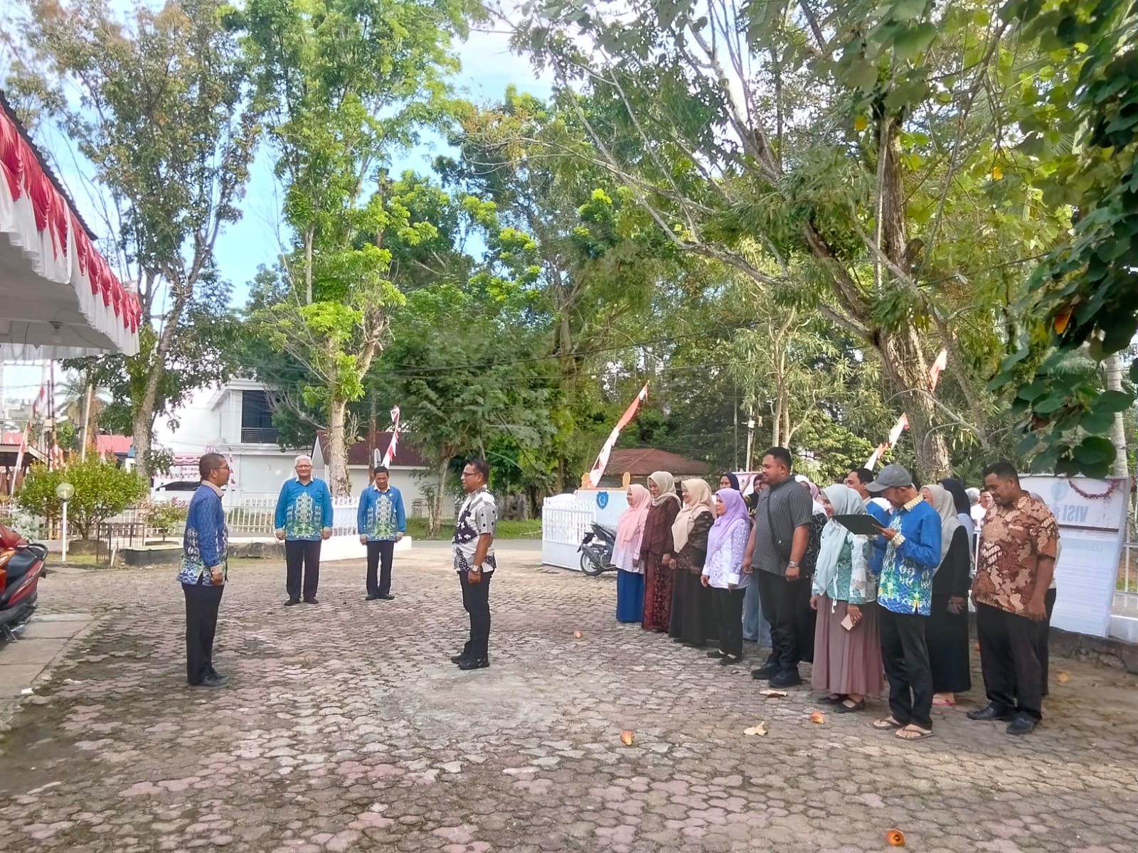 Kegiatan Apel Pagi di Bappeda dengan Pembina Apel Bidang Perencanaan, Pengendalian dan Evaluasi Pembangunan Daerah
